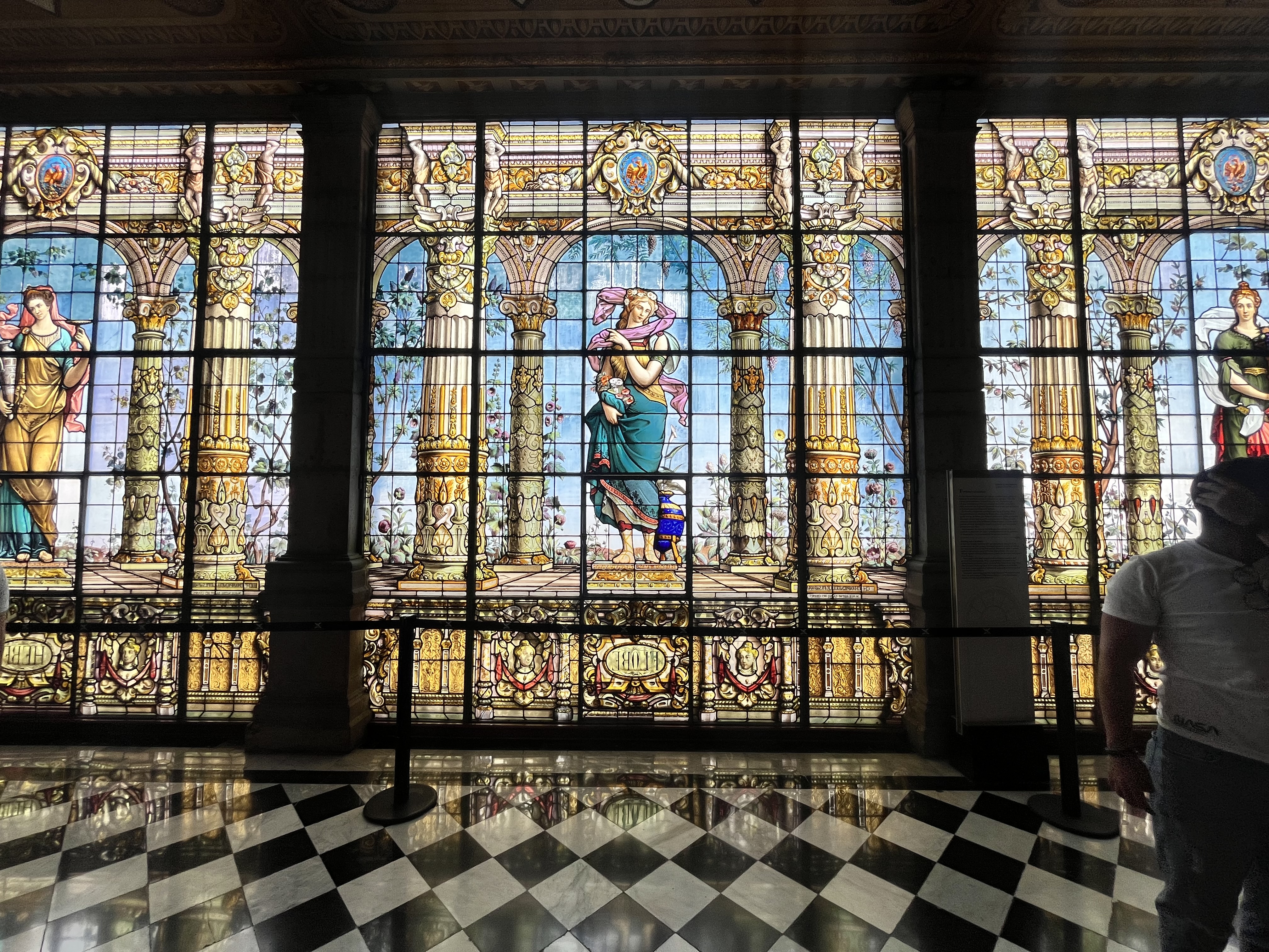 Stained Glass at Chapultepec Image